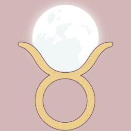 "Illustration de la Pleine Lune en Taureau du 5 novembre 2025, symbole de transformation, lâcher-prise et construction de stabilité intérieure."