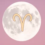 Nouvelle Lune en Bélier avril 2026 - nouvelle lune et glyphe du Bélier doré